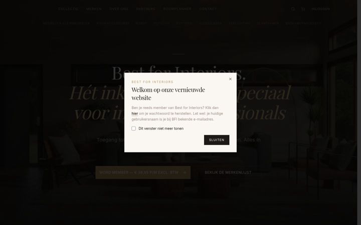 Ekrānuzņēmums no bestforinteriors.nl