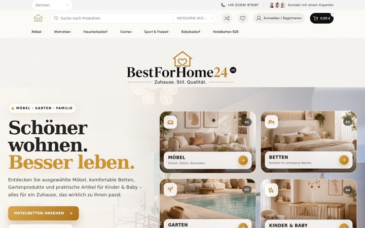 Screenshot of bestforpets-24.de