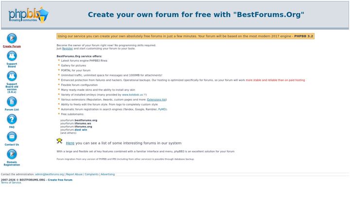 Screenshot του bestforums.org