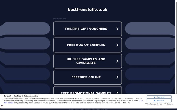 Screenshot of bestfreestuff.co.uk