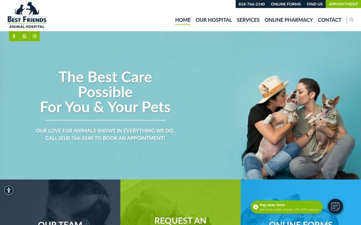 Screenshot of bestfriendsanimalhospital.com