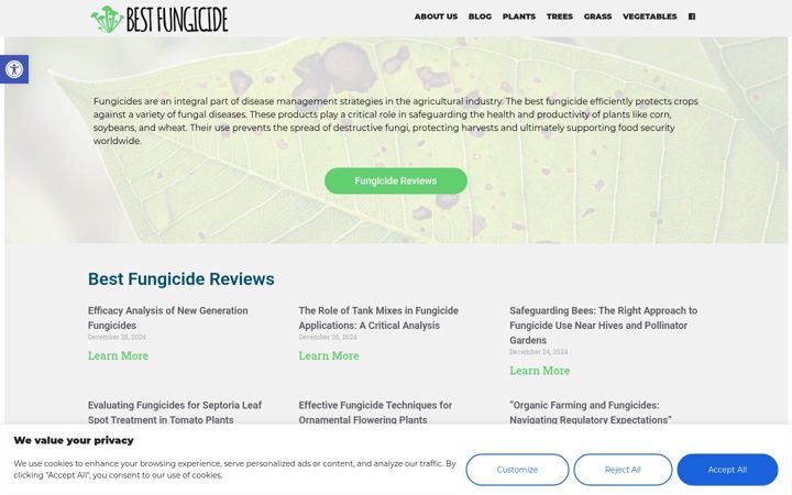 Screenshot of bestfungicide.com