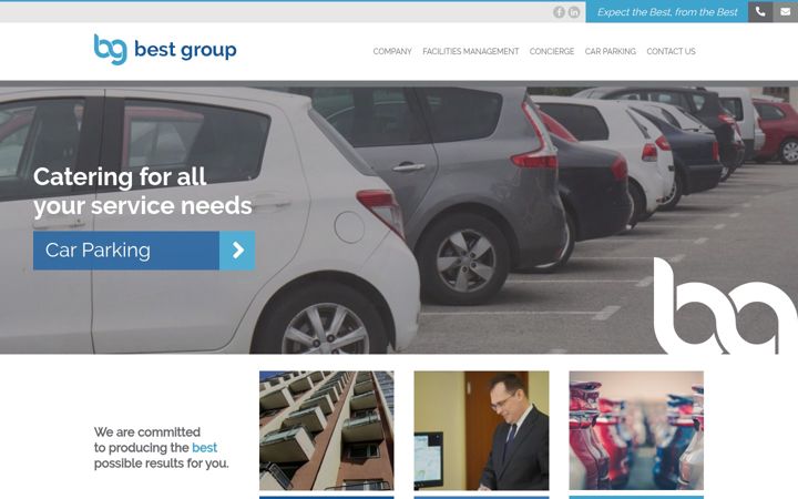 Skjermbilde av bestgroup.ie