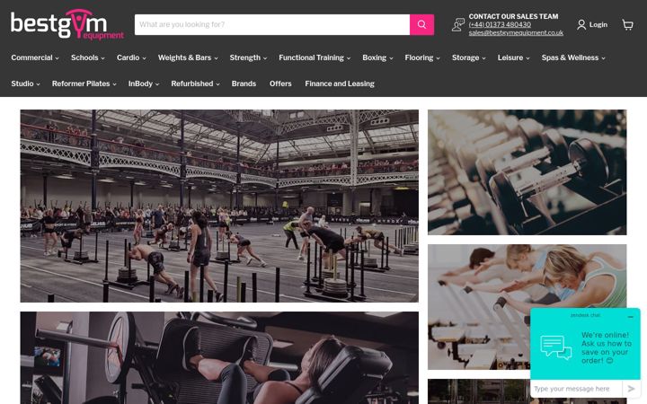 Screenshot of bestgymequipment.co.uk
