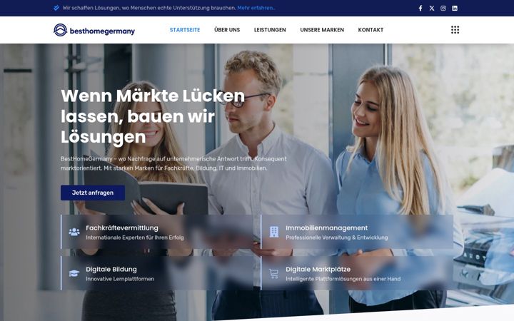 Screenshot of besthomegermany.com
