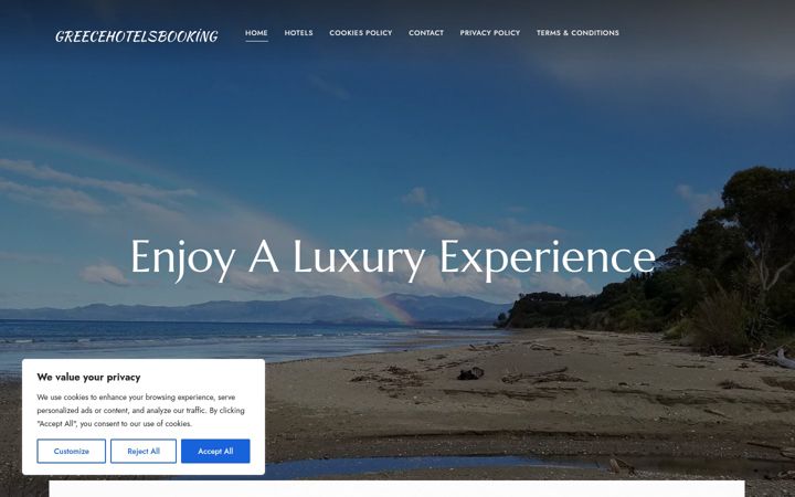 Screenshot of besthotelgreece.gr