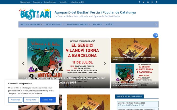 Screenshot of bestiari.cat