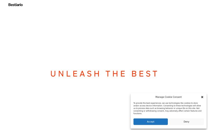 Screenshot of bestiario.org