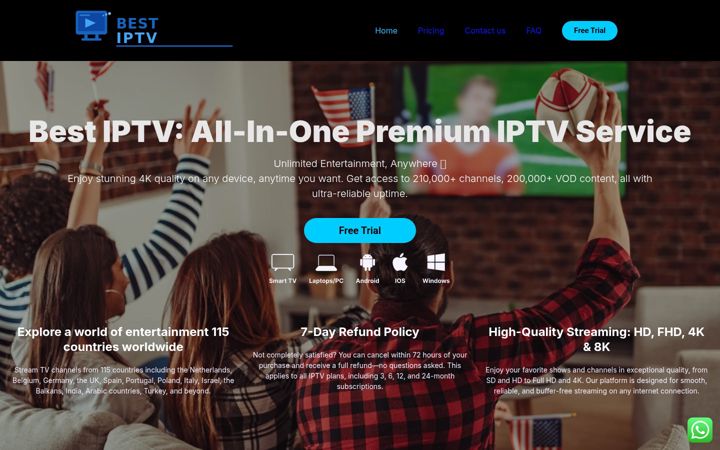 Skærmbillede af bestiiptv.store