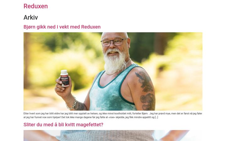 Screenshot of bestill-reduxen.com