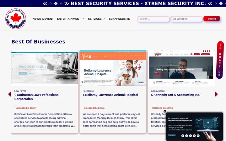 Screenshot of bestinscarborough.com
