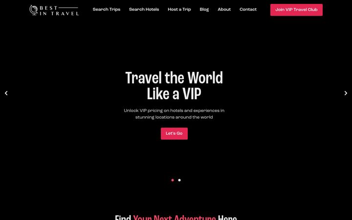 Screenshot of bestintravelgroup.com