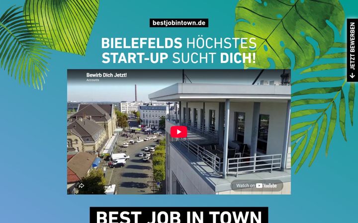 Screenshot of bestjobintown.de