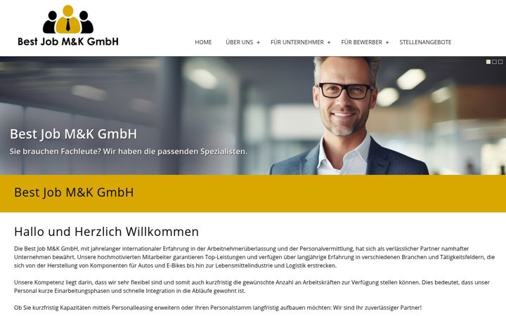 Screenshot of bestjobmk.de