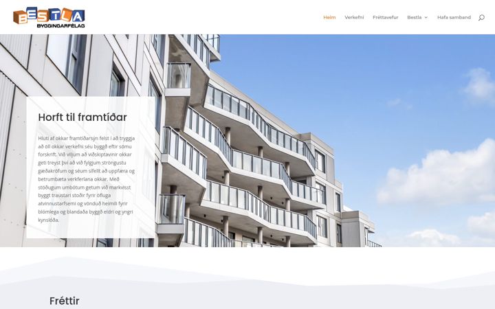 Screenshot of bestla.is