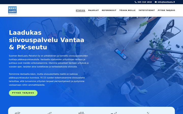 Screenshot of bestlaatu.fi