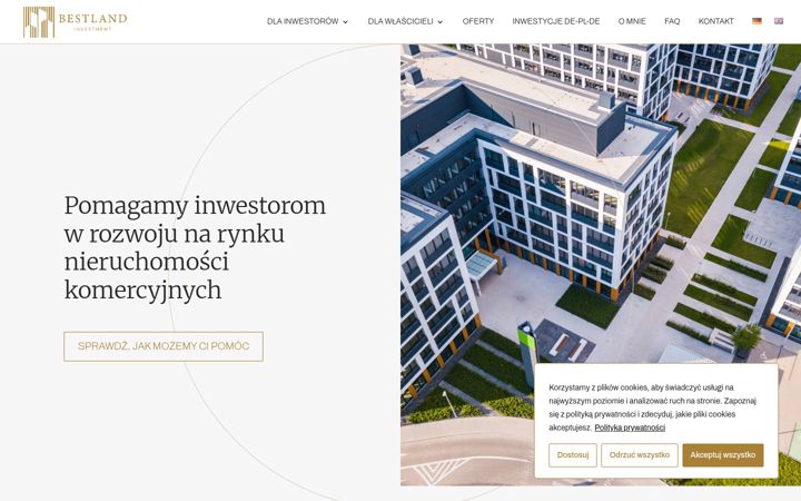 Ekrano kopija bestland.com.pl