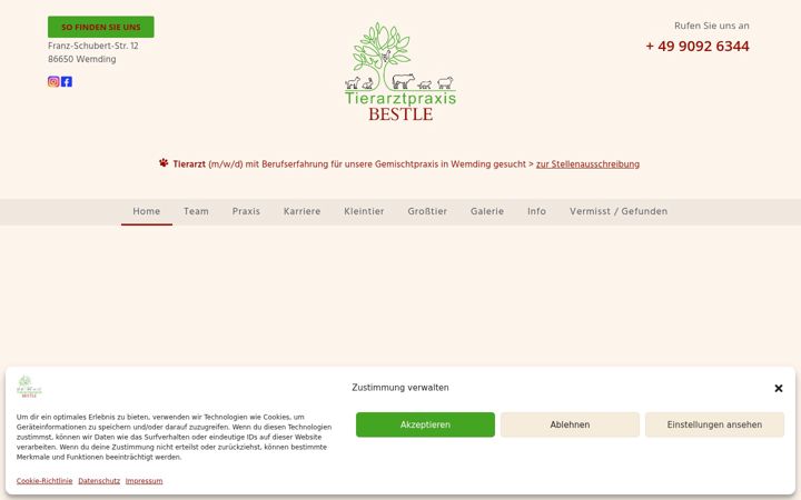Screenshot του bestle-tierarztpraxis.de