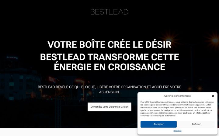 Screenshot von bestlead.fr