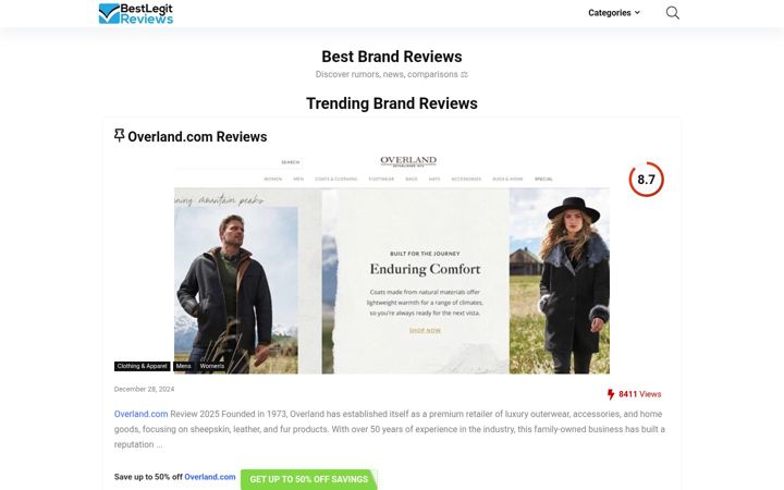 Screenshot of bestlegitreviews.com