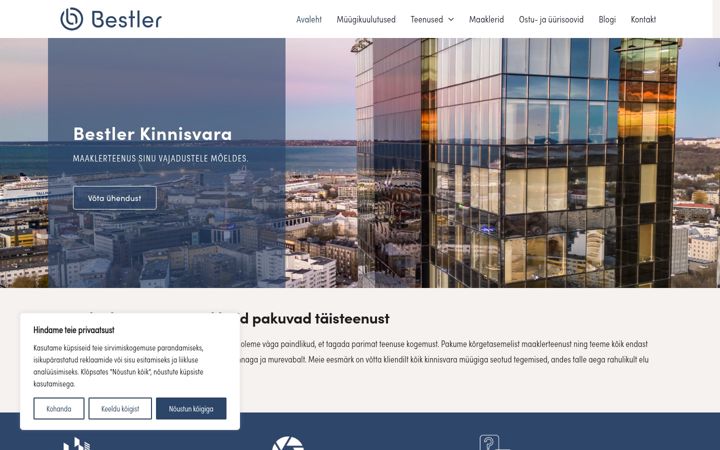 Screenshot of bestlerkinnisvara.ee