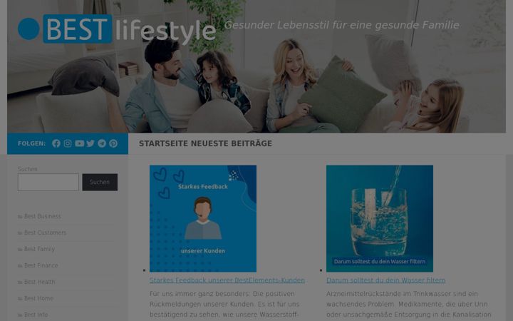 Screenshot of bestlifestyle.de