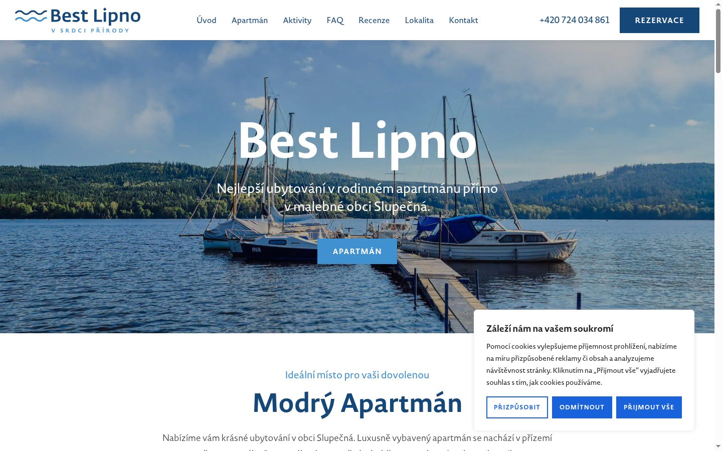 Sutikimo reklamjuostės, rodytos prieš bet kokią sąveiką, ekrano kopija