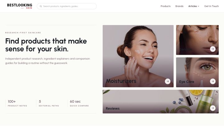Screenshot of bestlooking.skin