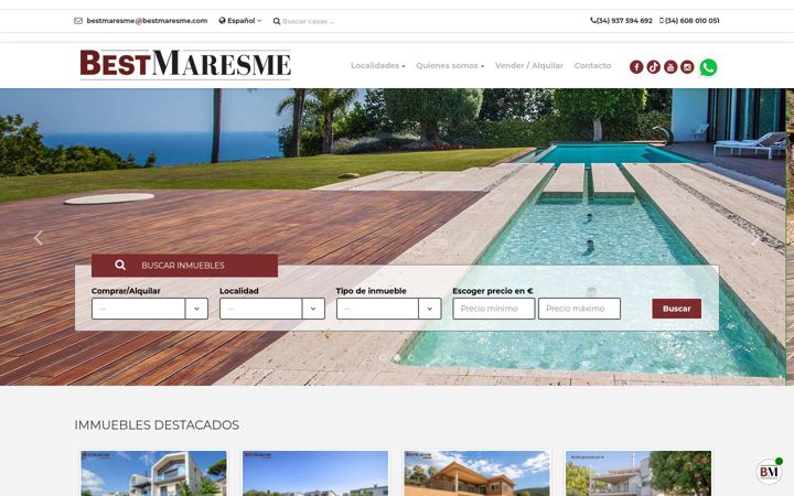 Screenshot of bestmaresme.com