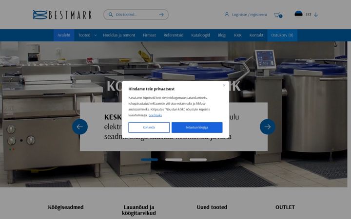 Screenshot of bestmark.ee