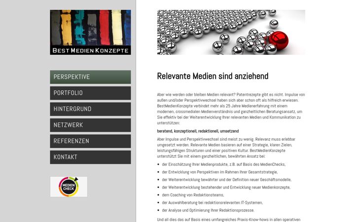 Screenshot of bestmedienkonzepte.de