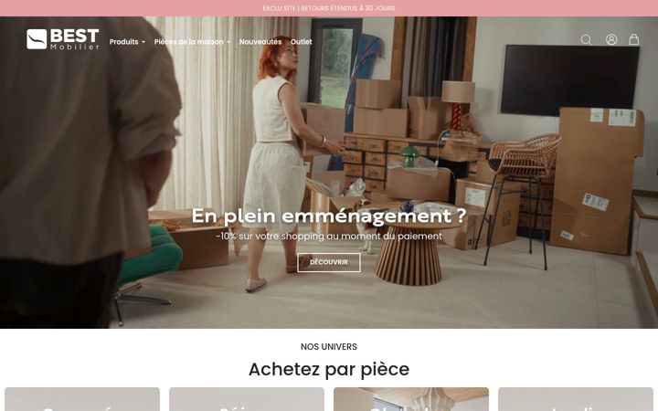 Screenshot of bestmobilier.com