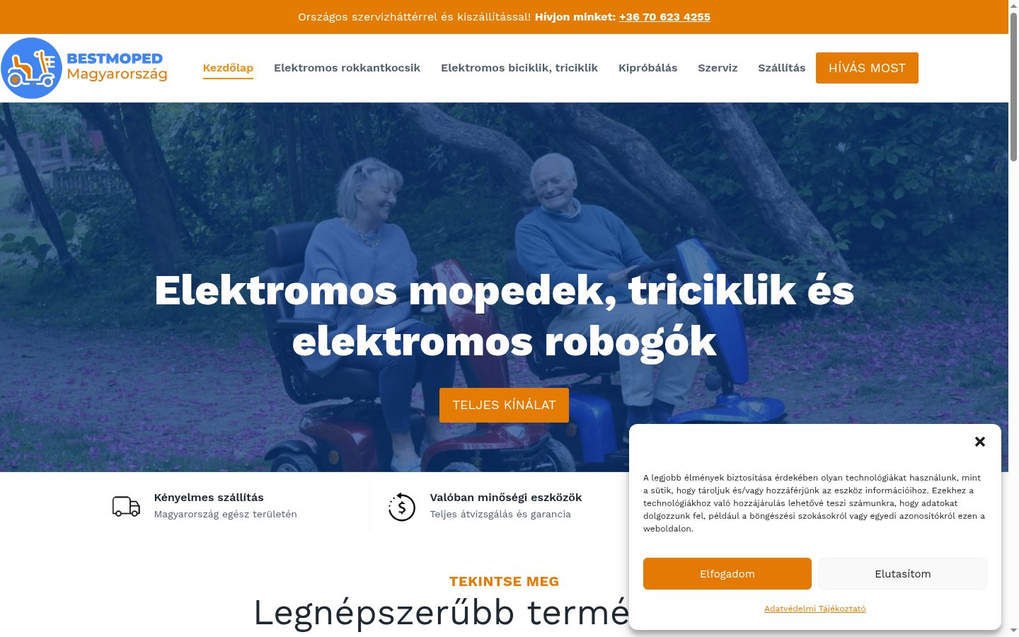 Snímek obrazovky baneru souhlasu zobrazeného před jakoukoli interakcí