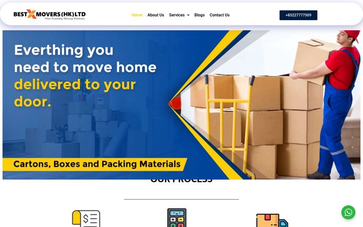 Screenshot of bestmovershk.com