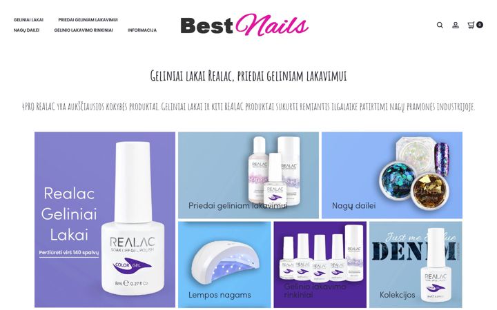 Screenshot of bestnails.lt