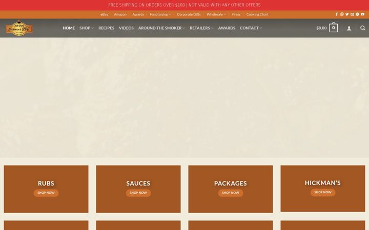 Screenshot of bestnaturalbbq.com