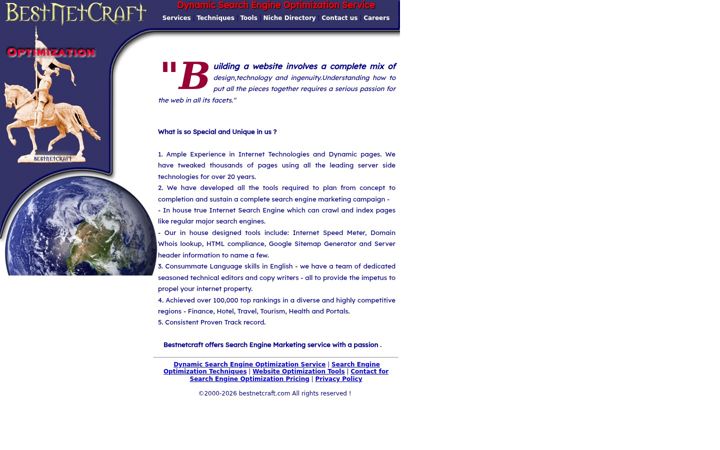Screenshot of bestnetcraft.com