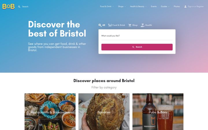 Screenshot of bestofbristol.co
