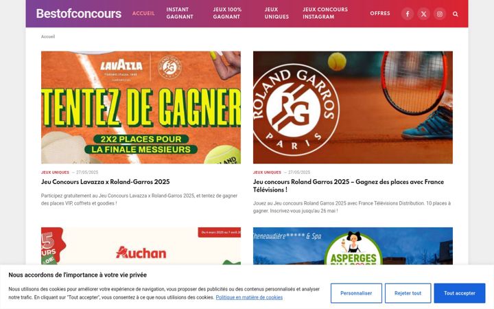 Screenshot of bestofconcours.com