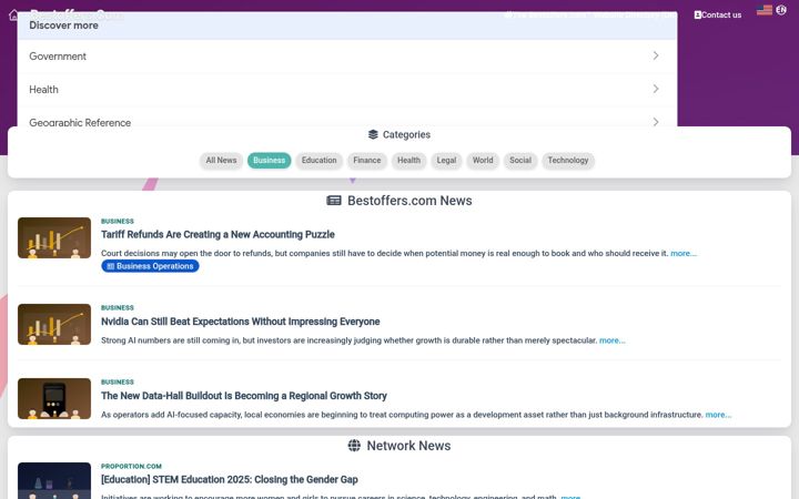 Screenshot of bestoffers.com