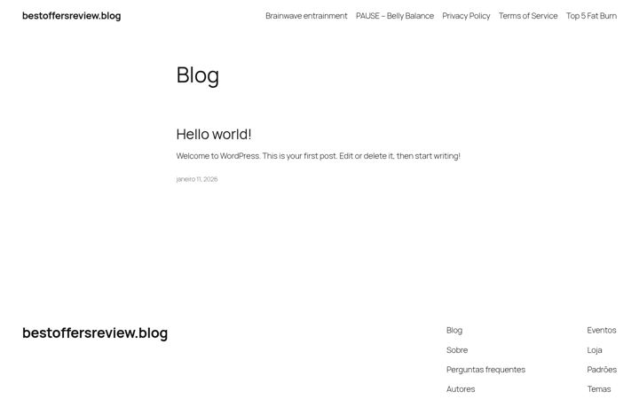 Screenshot of bestoffersreview.blog