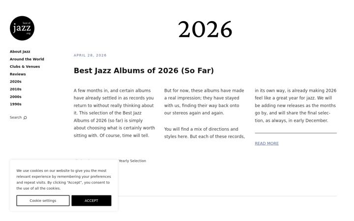 Snímek obrazovky bestofjazz.org