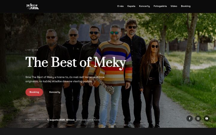 Screenshot of bestofmeky.sk