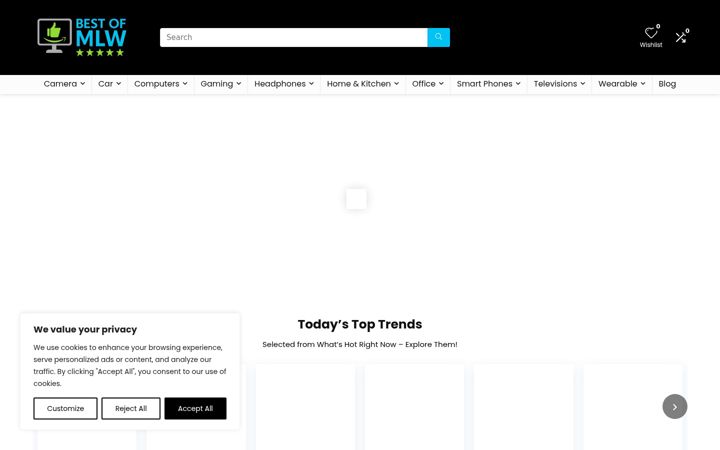 Screenshot of bestofmlw.com