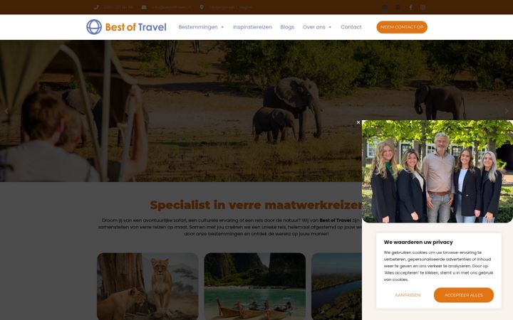Ekrānuzņēmums no bestoftravel.nl