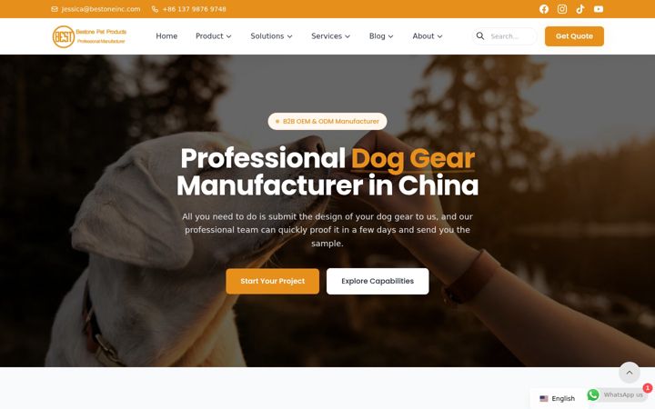 Screenshot of bestoneinc.com