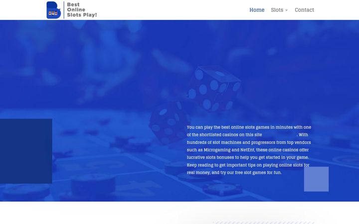 Screenshot of bestonlineslotsplay.com