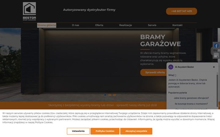 Skärmbild av bestor.com.pl