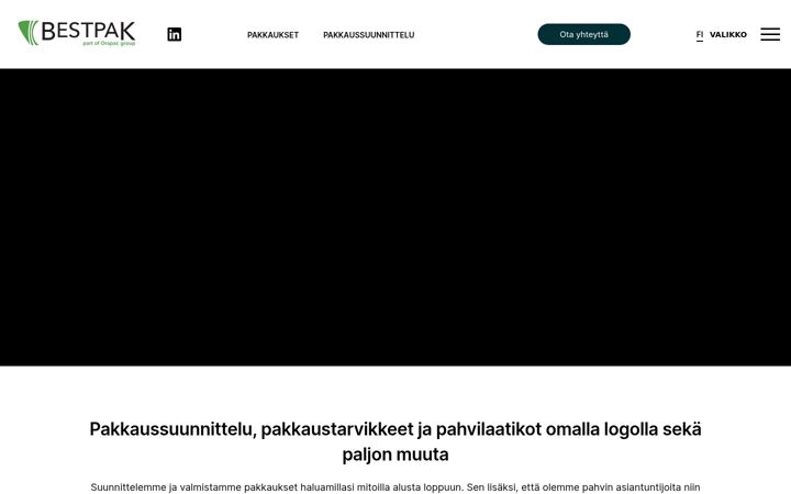 Screenshot van bestpak.fi