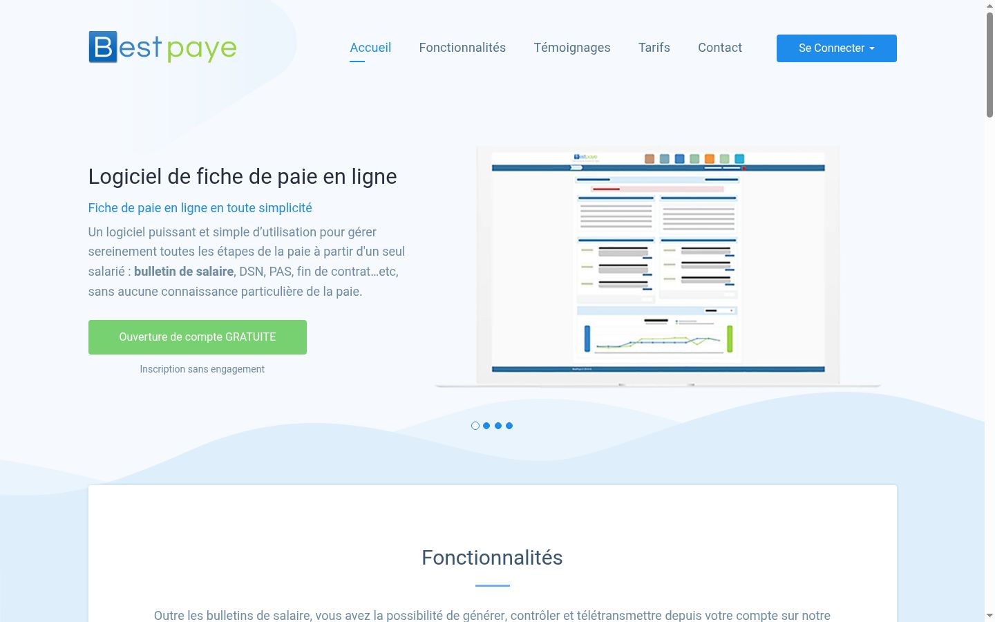 Capture d'écran de la bannière de consentement affichée avant toute interaction